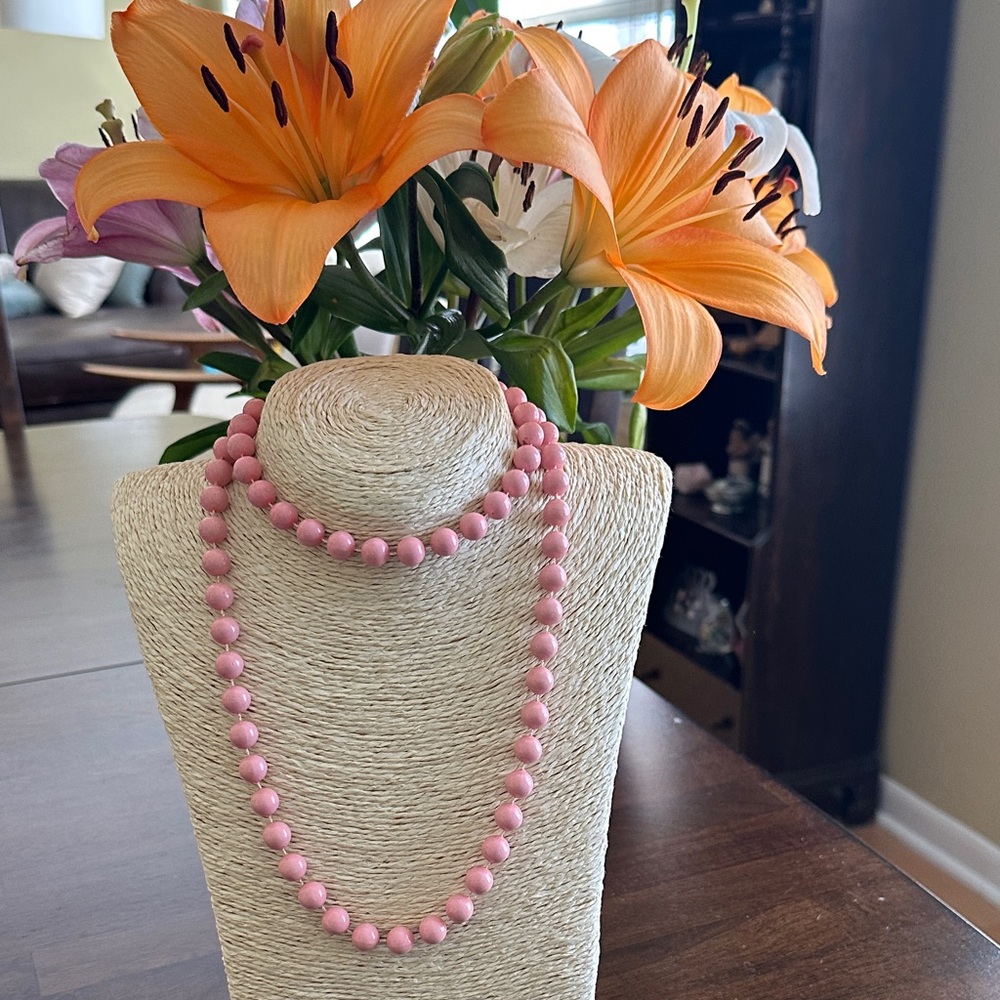 Pink Beaded Necklace
